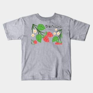 Strawberry (Ode'imin) Kids T-Shirt